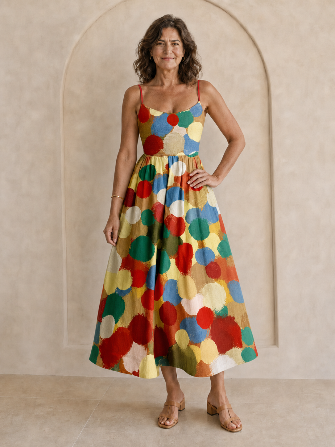 Averleigha - Vestido midi