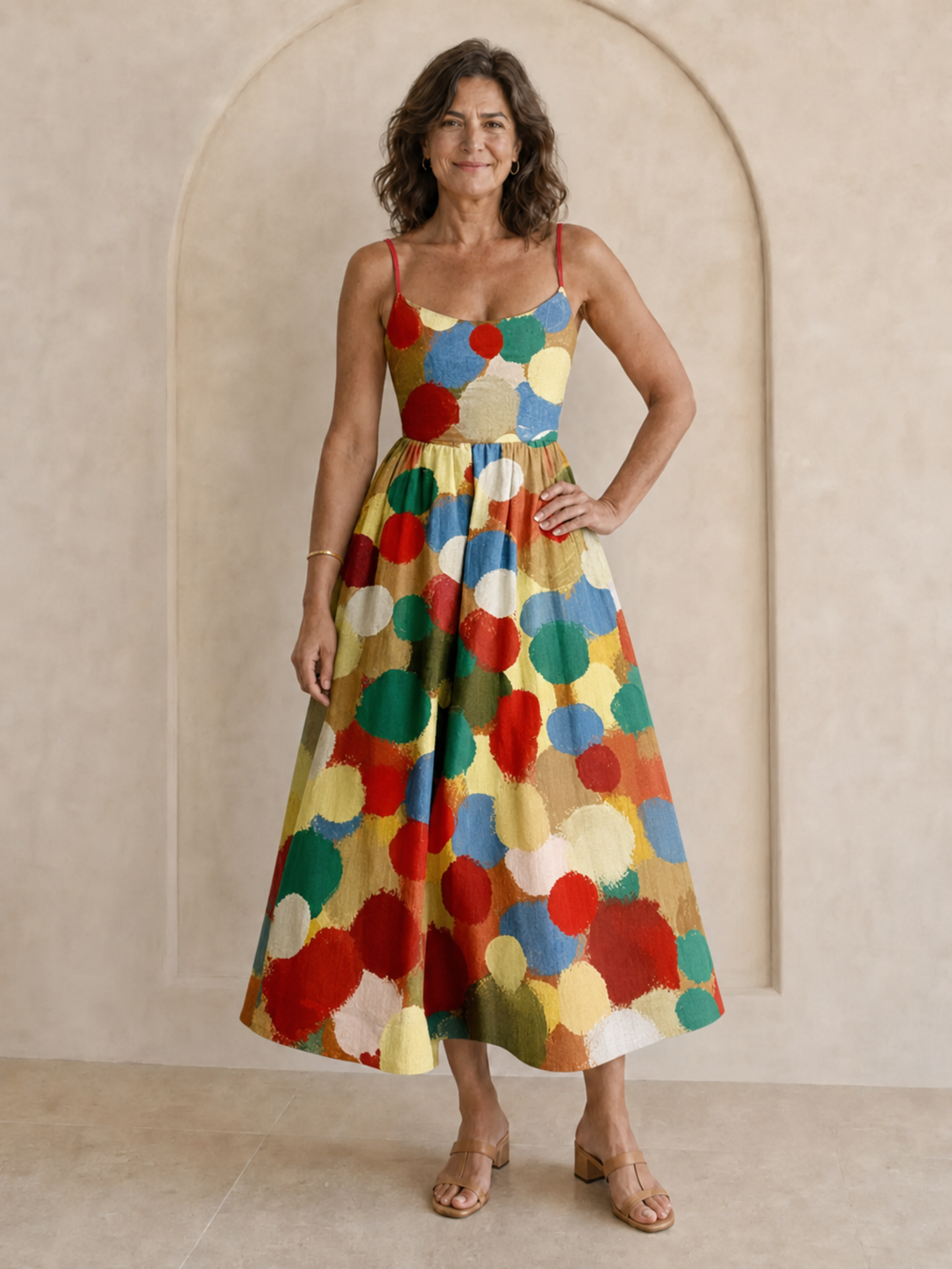 Averleigha - Vestido midi